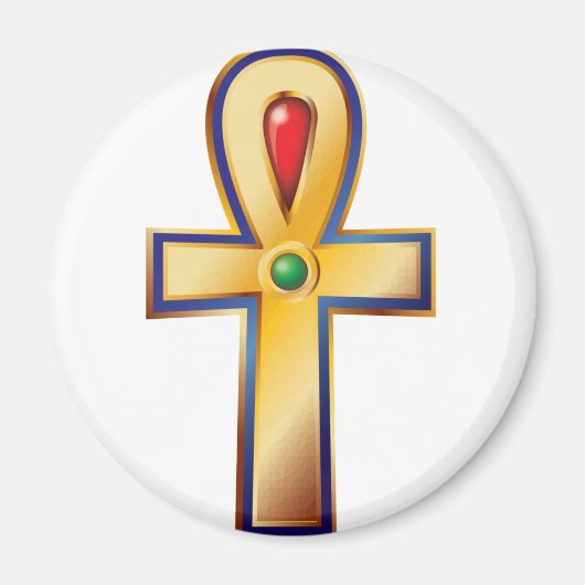 Ankh - Het oude Egyptische symbool van het leven Magneet (Voorkant)