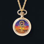 Ankh Ketting Watch<br><div class="desc">Al meer dan 5000 jaar is Ankh een symbool van het eeuwige leven. Ankh vormt een sleutel die vrouw / mannenvereniging en de levenscyclus vertegenwoordigt. Het ovale handvat van de sleutel heeft geen begin en geen einde, wat de hemelse eeuwigheid vertegenwoordigt. Het kruis rust op de aarde, zoals de zon...</div>
