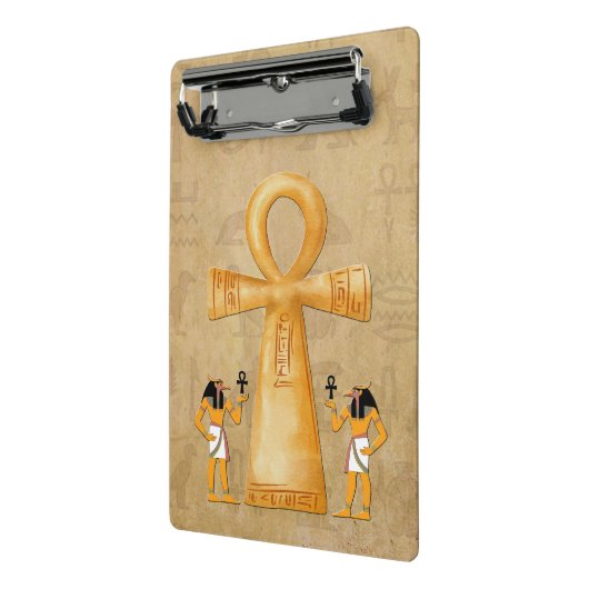 Ankh Key Of Life On Hieroglyph Mini Klembord (Angled2)