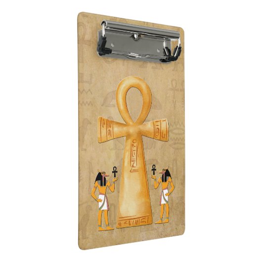 Ankh Key Of Life On Hieroglyph Mini Klembord (Schuin)
