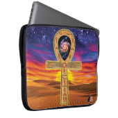Ankh Laptop Sleeve (Voorkant Rechts)