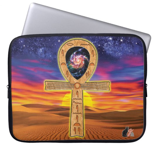 Ankh Laptop Sleeve (Voorkant)