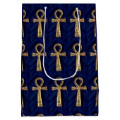 Ankh met Egyptische Hieroglyphs Medium Cadeauzakje (Achterkant)