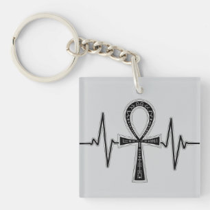 Ankh Mystique Sleutelhanger Silver