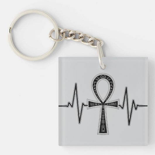 Ankh Mystique Sleutelhanger Silver (voorkant)