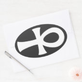 Ankh Ovale Sticker (Envelop)