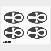 Ankh Ovale Sticker (Vel)