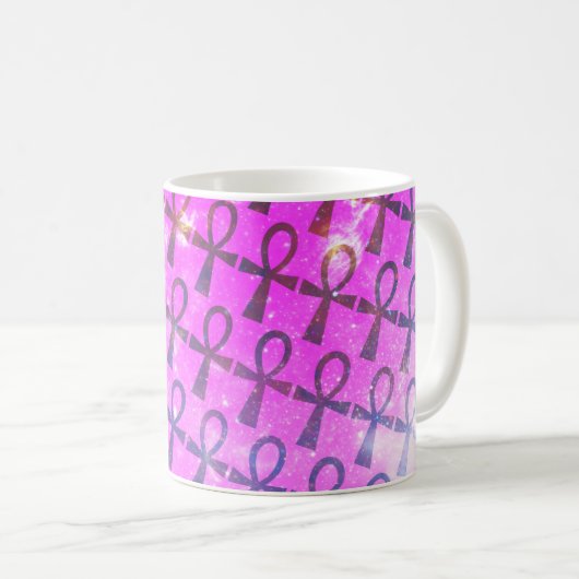 Ankh Pattern Koffiemok (Voorkant rechts)