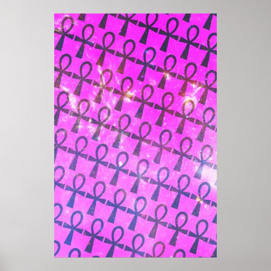 Ankh Pattern Poster (Voorkant)