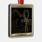 Ankh Pyramid Metalen Ornament (Rechts)