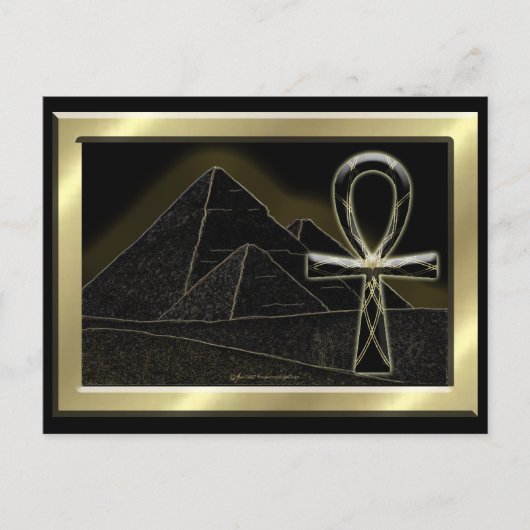 Ankh Pyrimid Briefkaart (Voorkant)