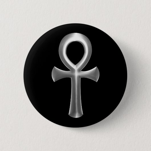 Ankh Ronde Button 5,7 Cm (Voorkant)