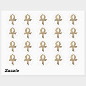 Ankh Ronde Sticker (Vel)