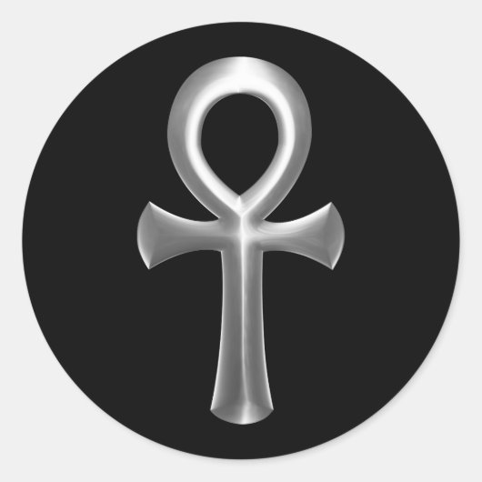 Ankh Ronde Sticker (Voorkant)