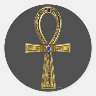 Ankh Ronde Sticker
