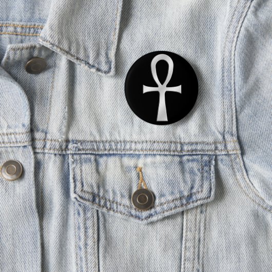 Ankh Silver Ronde Button 5,7 Cm (In situ)