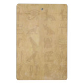 Ankh Sleutel Van Leven Op Hieroglyf Mini Klembord (Achterkant)