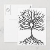 Ankh-structuur van LIfe-ontwerp Briefkaart (Voorkant / Achterkant)