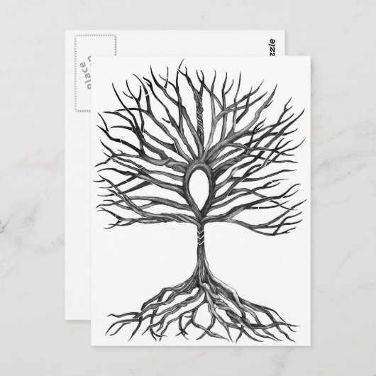 Ankh-structuur van LIfe-ontwerp Briefkaart (Voorkant / Achterkant)