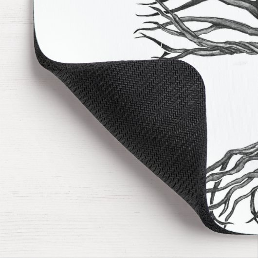 Ankh-structuur van LIfe-ontwerp Muismat (Hoek)