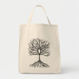 Ankh-structuur van LIfe-ontwerp Tote Bag