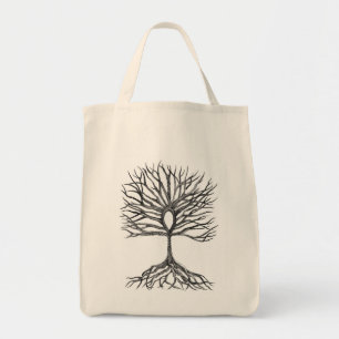 Ankh-structuur van LIfe-ontwerp Tote Bag