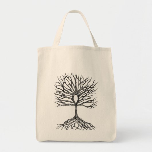 Ankh-structuur van LIfe-ontwerp Tote Bag (Voorkant)