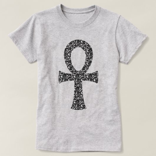 Ankh Swirl Pattern T-Shirt (Design voorkant)