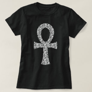 Ankh Swirl Pattern T-Shirt
