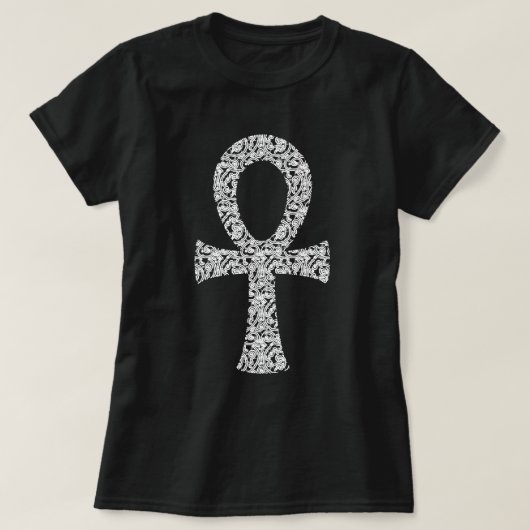 Ankh Swirl Pattern T-Shirt (Design voorkant)