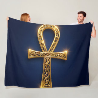 Ankh Symbol Bedeutung – Schlüssel des Lebens´10 Fleece Deken