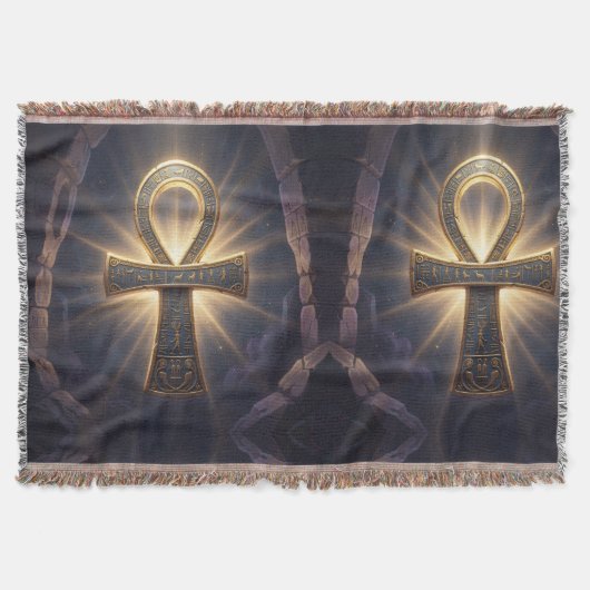 Ankh Symbol Bedeutung – Schlüssel des Lebens´12 Deken (Voorkant)