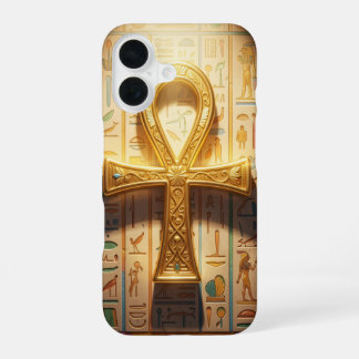 Ankh Symbol Bedeutung – Schlüssel des Lebens´1 iPhone 16 Hoesje