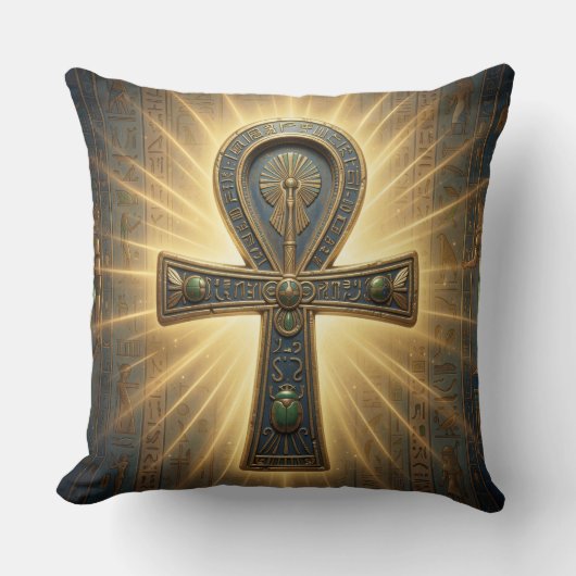 Ankh Symbol Bedeutung – Schlüssel des Lebens´4 Kussen (Voorkant)