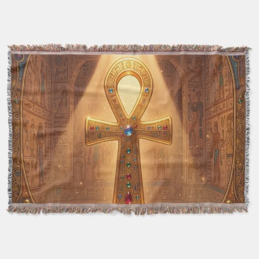 Ankh Symbol Bedeutung – Schlüssel des Lebens´6 Deken (Voorkant)