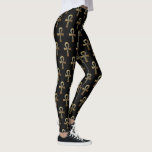 Ankh Symbol Bedeutung – Schlüssel des Lebens´8 Leggings<br><div class="desc">Das Ankh (☥) ist ein altes ägyptisches Symbol für Leben, Unsterblichkeit und göttliche Kraft. Es wurde von Gottheiten wie Isis und Osiris getragen und steht für ewiges Leben.</div>