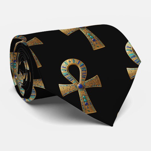 Ankh Symbol Bedeutung – Schlüssel des Lebens´8 Stropdas (Opgerold)