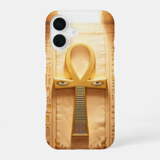 Ankh Symbol Bedeutung – Schlüssel des Lebens´9 iPhone 16 Hoesje