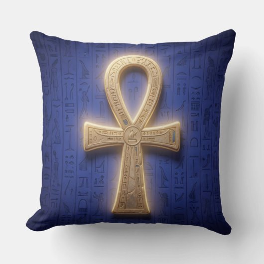 Ankh Symbol Bedeutung – Schlüssel des Lebens Kussen (Voorkant)