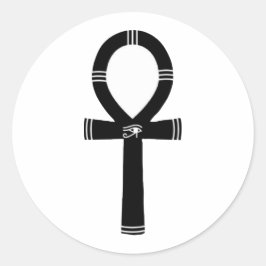 Ankh Symbol - De sleutel tot het leven Ronde Sticker