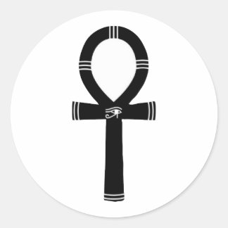Ankh Symbol - De sleutel tot het leven Ronde Sticker