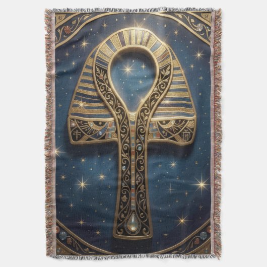 Ankh Symbol Meaning – Key of Life´10 Deken (Voorkant Verticaal)