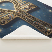 Ankh Symbol Meaning – Key of Life´10 Sherpa Deken (3/4)
