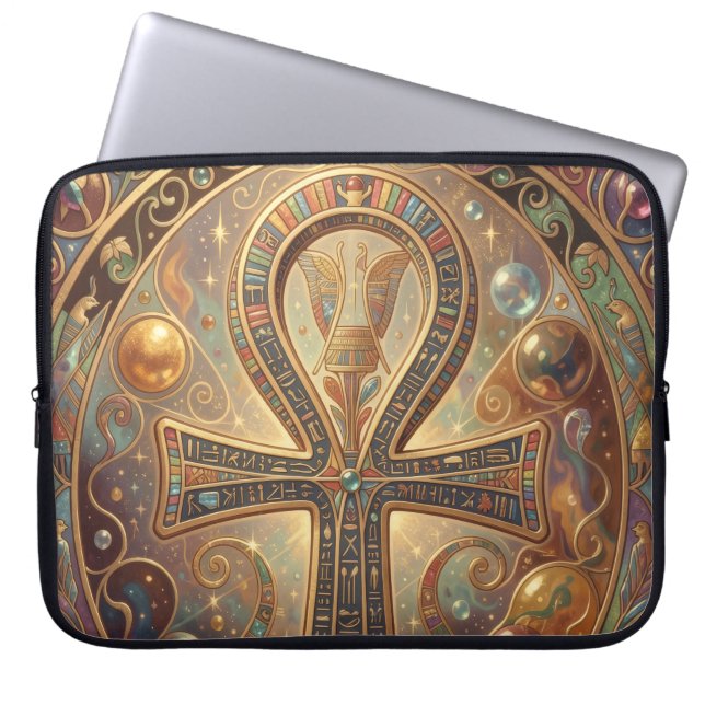 Ankh Symbol Meaning – Key of Life´2 Laptop Sleeve (Voorkant)