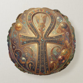 Ankh Symbol Meaning – Key of Life´2 Rond Kussen