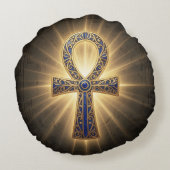Ankh Symbol Meaning – Key of Life´4 Rond Kussen (Achterkant)