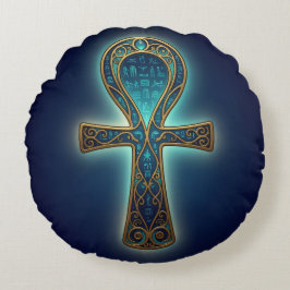 Ankh Symbol Meaning – Key of Life´5 Rond Kussen