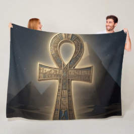 Ankh Symbol Meaning – Key of Life´6 Fleece Deken
