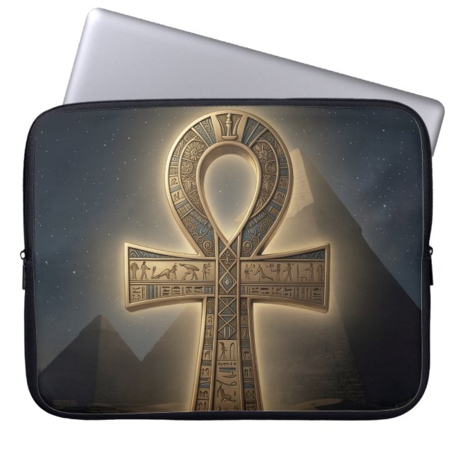 Ankh Symbol Meaning – Key of Life´6 Laptop Sleeve (Voorkant)