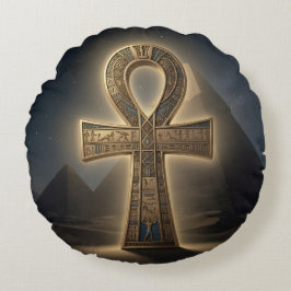 Ankh Symbol Meaning – Key of Life´6 Rond Kussen